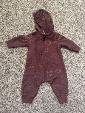 Carters Baby Hooded Coverall Jumpsuit